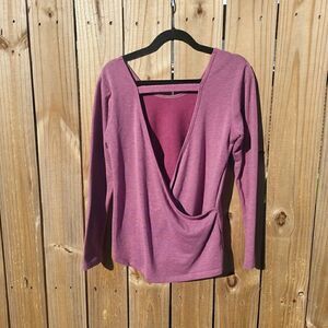Open Back sweater Medium